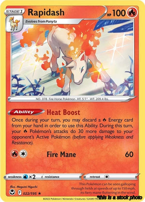 Holofoil Rapidash [022/195 Near Mint ]