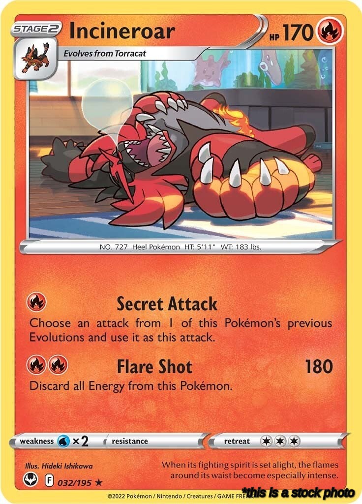 Normal Incineroar [032/195 Near Mint ]