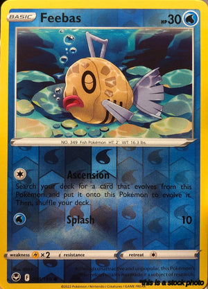 039/195 Feebas Common Reverse Holofoil Near Mint