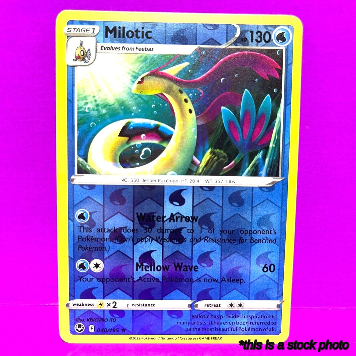 Reverse Holofoil Milotic [040/195 Lightly Played ]