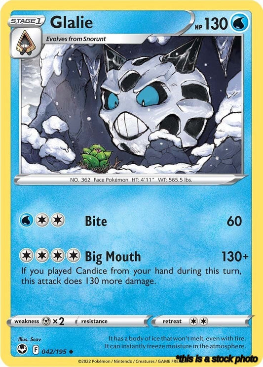 Reverse Holofoil Glalie [042/195 Lightly Played ]