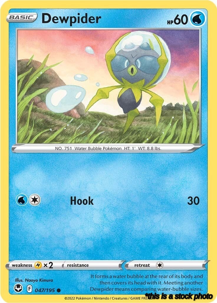 Reverse Holofoil Dewpider [047/195 Lightly Played ]