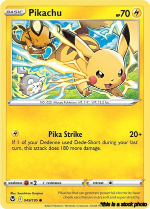 049/195 Pikachu Common Normal