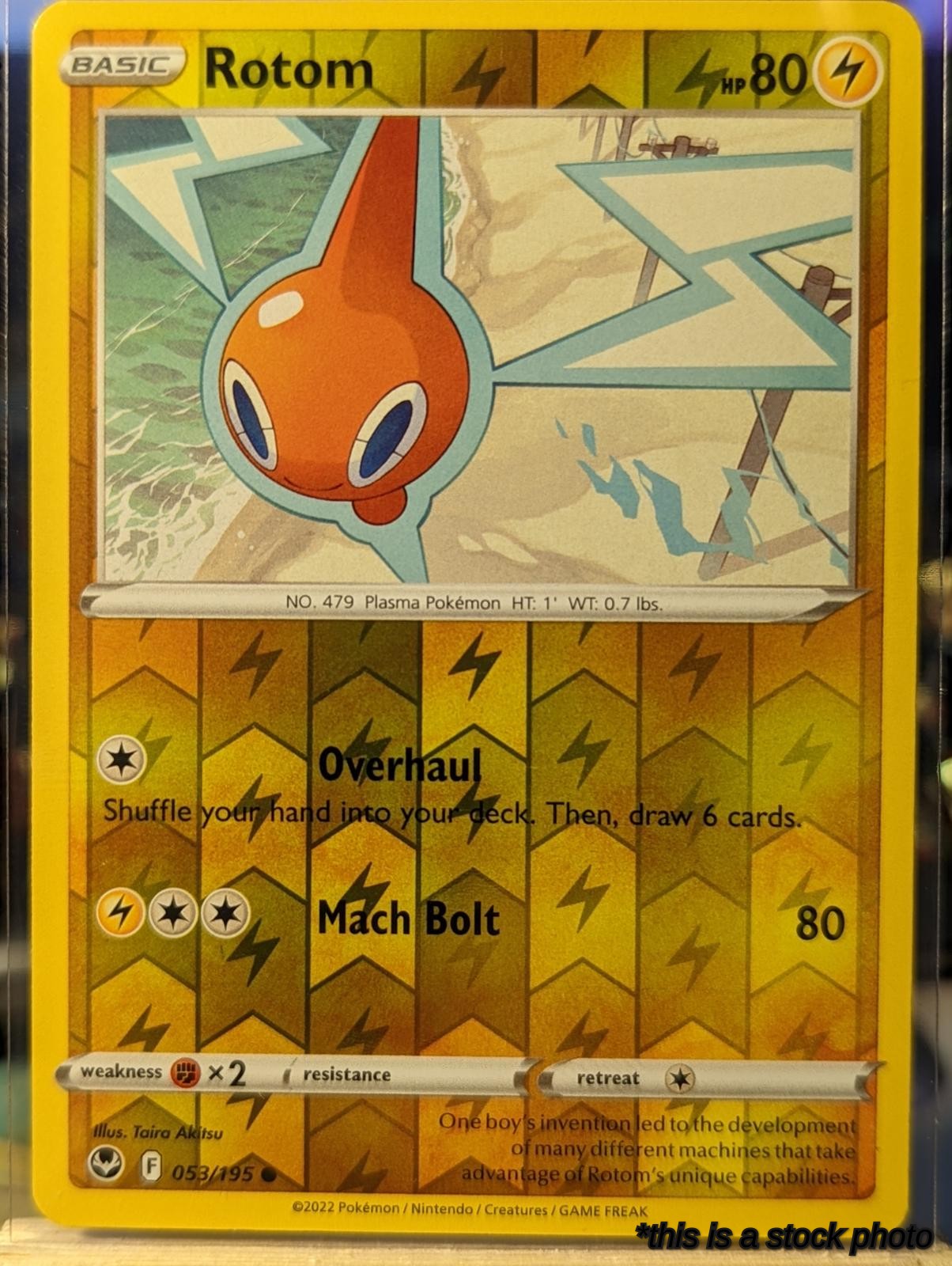 Reverse Holofoil Rotom [053/195 Lightly Played ]