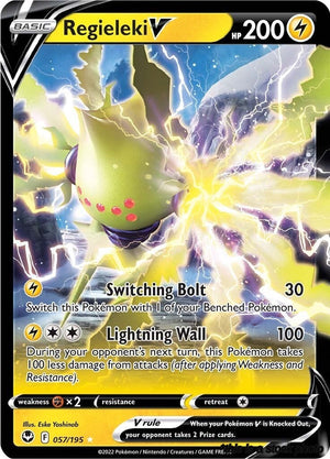 Ultra Rare Regieleki V [057/195 Near Mint ]