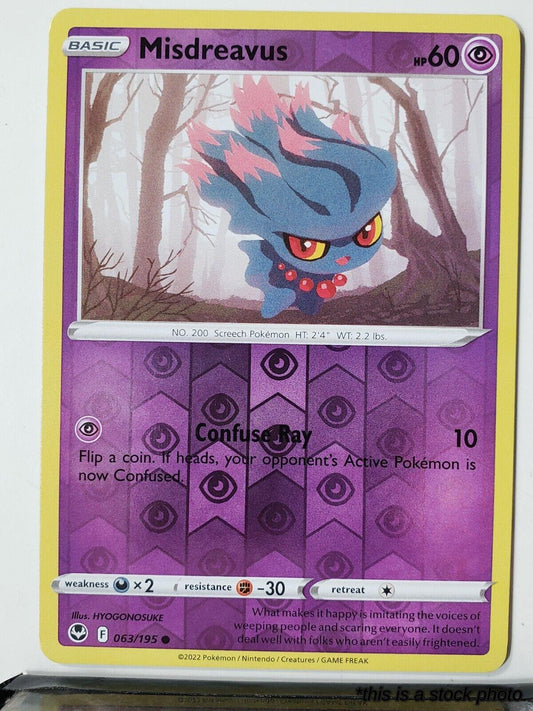 063/195 Misdreavus Common Reverse Holofoil