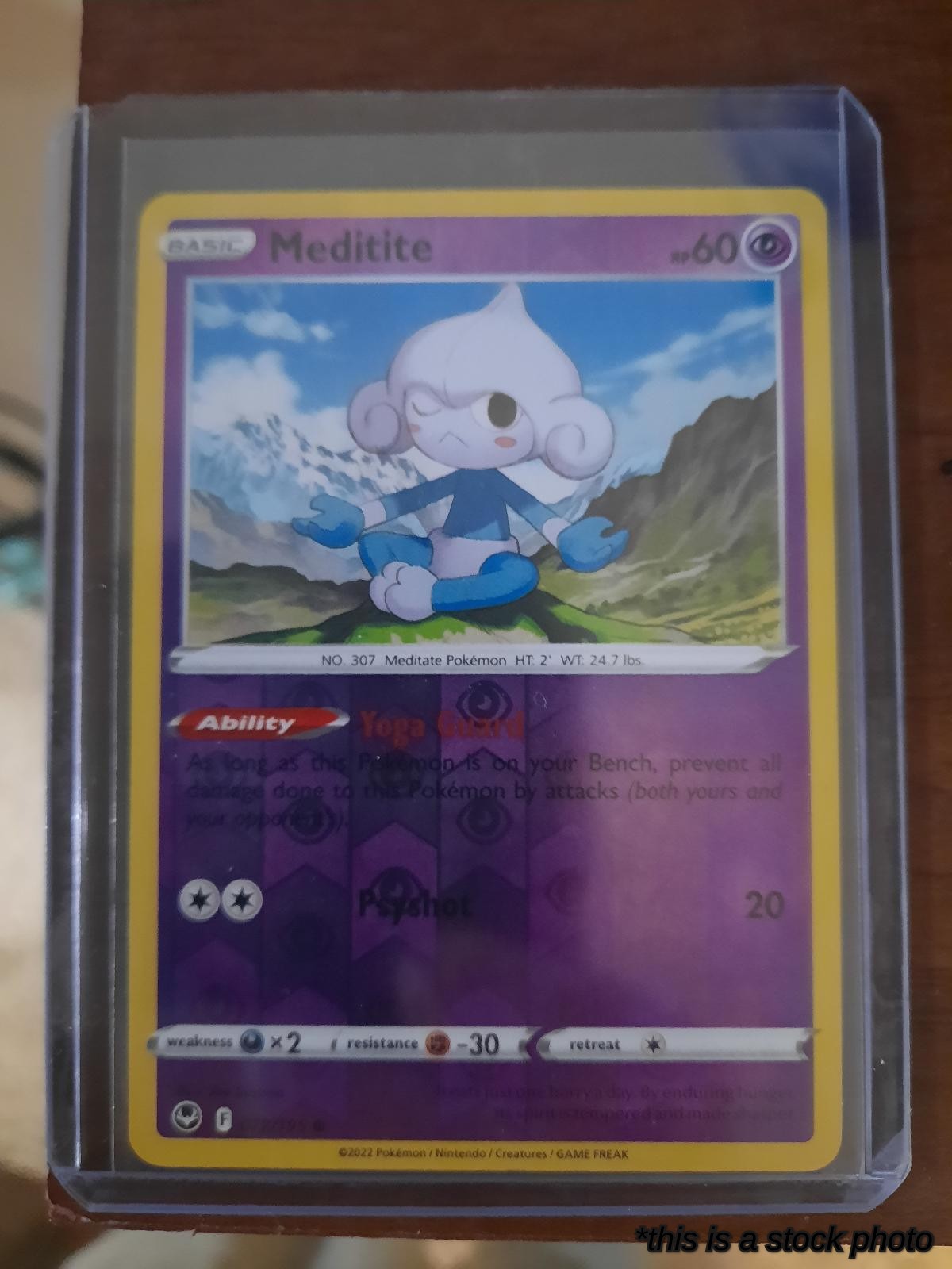 072/195 Meditite Common Reverse Holofoil
