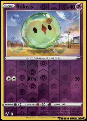076/195 Solosis Common Reverse Holofoil Near Mint
