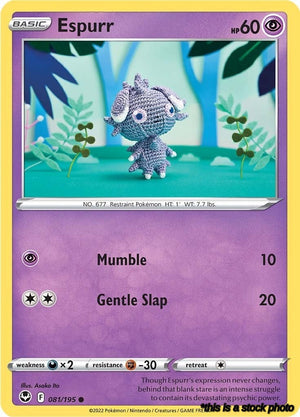 081/195 Espurr Common Reverse Holofoil