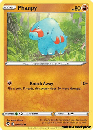 Common Phanpy [091/195 Lightly Played ]