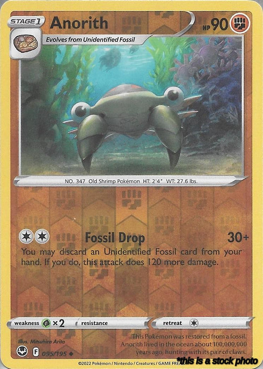 095/195 Anorith Uncommon Reverse Holofoil