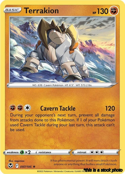 Holofoil Terrakion [097/195 Near Mint ]