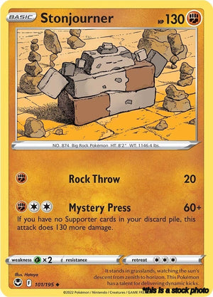 Uncommon Stonjourner [101/195 Near Mint ]