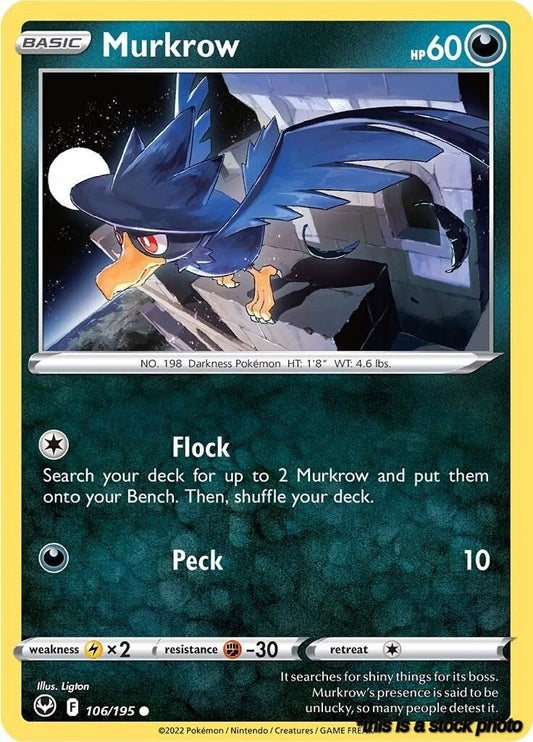 Normal Murkrow [106/195 Lightly Played ]