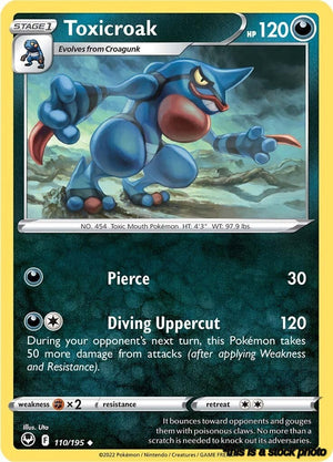 Uncommon Toxicroak [110/195 Lightly Played ]