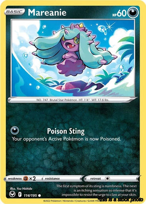Normal Mareanie [114/195 Lightly Played ]