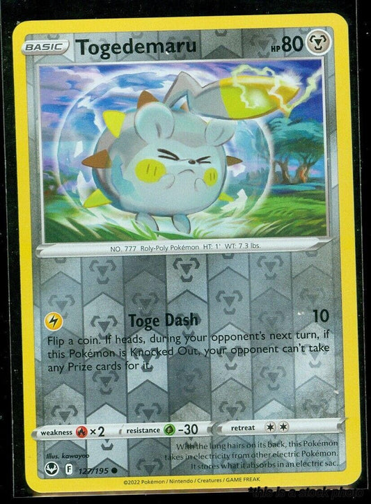 127/195 Togedemaru Common Reverse Holofoil
