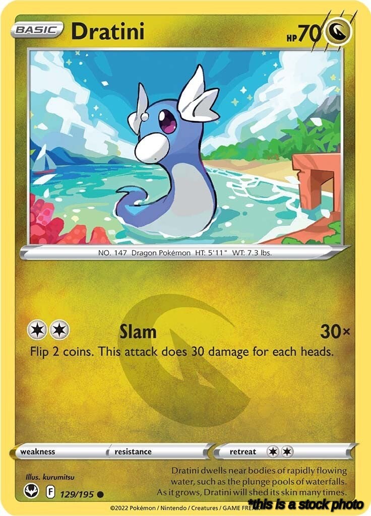 Common Dratini [129/195 Near Mint ]