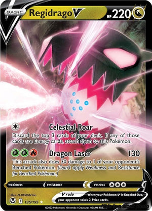 Ultra Rare Regidrago V [135/195 Near Mint ]