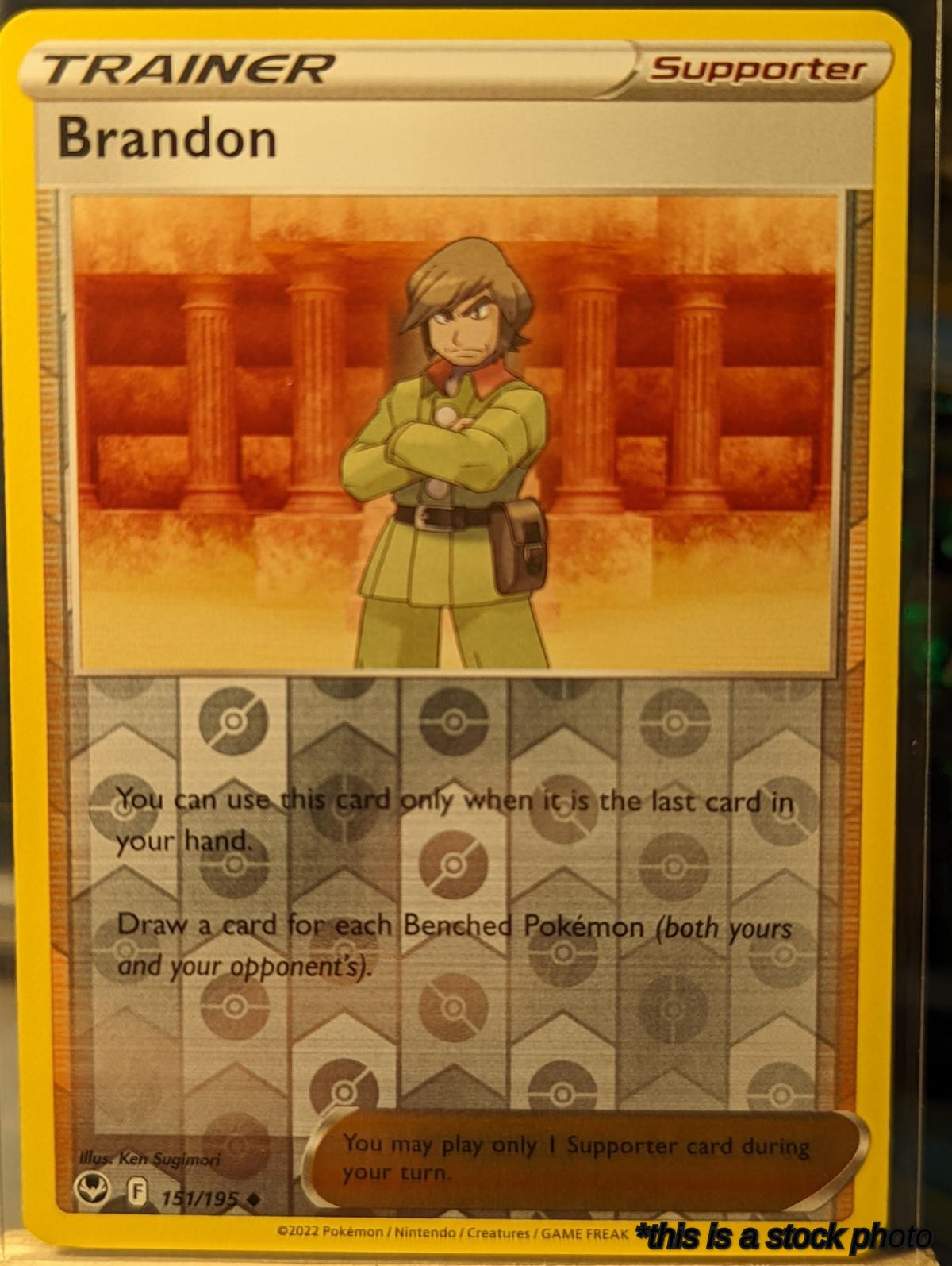 Reverse Holofoil Brandon [151/195 Lightly Played ]