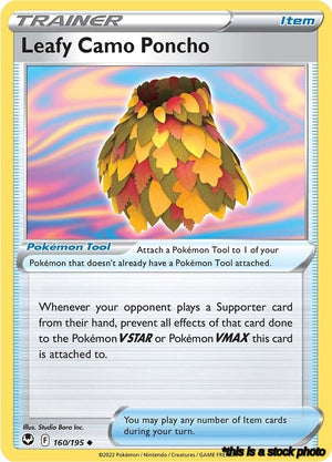 160/195 Leafy Camo Poncho Uncommon Normal