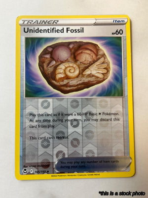 165/195 Unidentified Fossil Uncommon Reverse Holofoil Near Mint