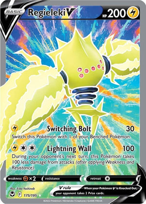 Ultra Rare Regieleki V (Full Art) [175/195 Moderately Played ]