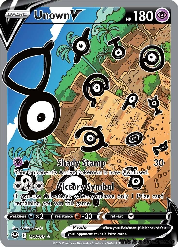 Unown V (Alternate Full Art)