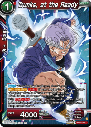 BT19-016 Trunks, at the Ready