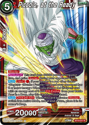 BT19-017 Piccolo, at the Ready