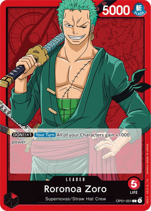 Roronoa Zoro (001) [OP01-001] Romance Dawn
