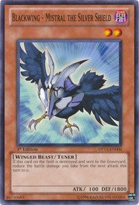 1st Edition Blackwing - Mistral the Silver Shield [DP11-EN006 Lightly Played] Common / Short Print