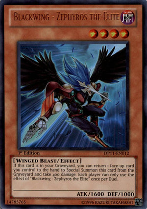 1st Edition Blackwing - Zephyros the Elite [DP11-EN012 Near Mint] Ultra Rare