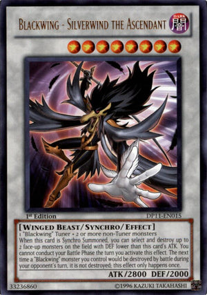 1st Edition Blackwing - Silverwind the Ascendant [DP11-EN015 Lightly Played] Rare