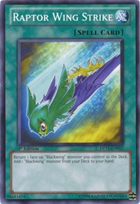 1st Edition Raptor Wing Strike [DP11-EN017 Near Mint] Common / Short Print
