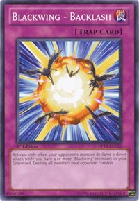 1st Edition Blackwing - Backlash [DP11-EN025 Near Mint] Common / Short Print