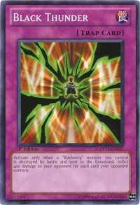 1st Edition Black Thunder [DP11-EN027 Near Mint] Common / Short Print