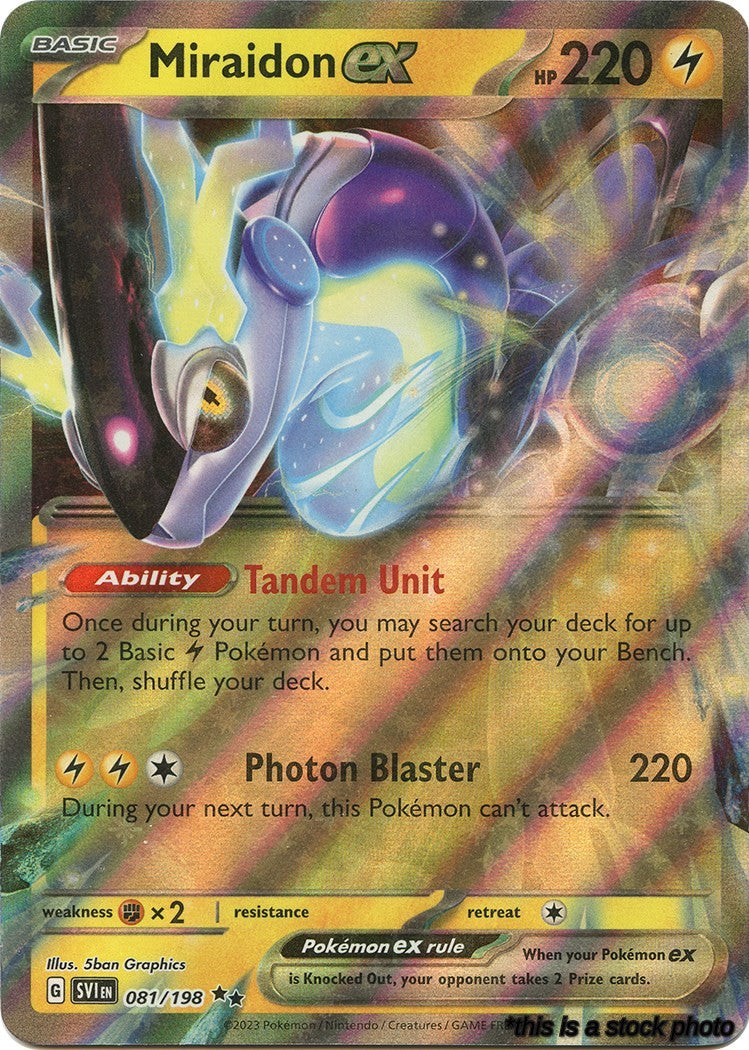 Holofoil Miraidon ex - 081/198 [081/198 Lightly Played ]