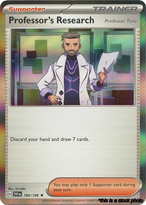 Reverse Holofoil Professor's Research [Professor Turo] - 190/198 [190/198 Near Mint ]