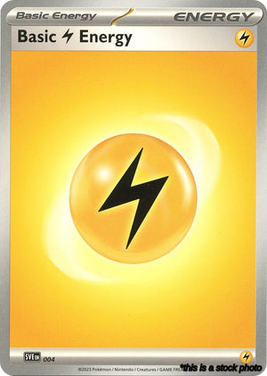 Normal Basic Lightning Energy - 004 [004 Near Mint ]
