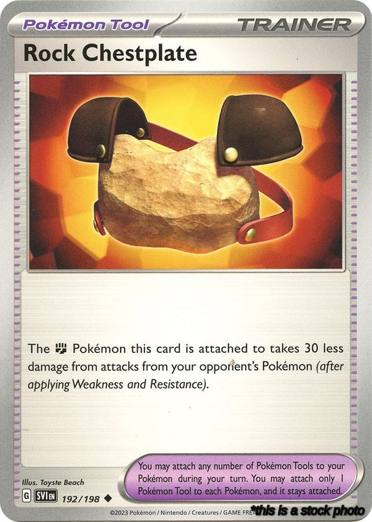 Uncommon Rock Chestplate [192/198 Near Mint ]