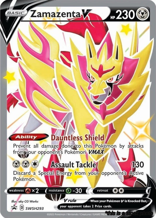 Promo Zamazenta V (Shiny) - SWSH293 [SWSH293 Near Mint ]