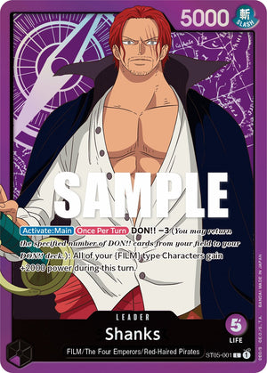 Shanks [ST05-001] Starter Deck 5: Film Edition