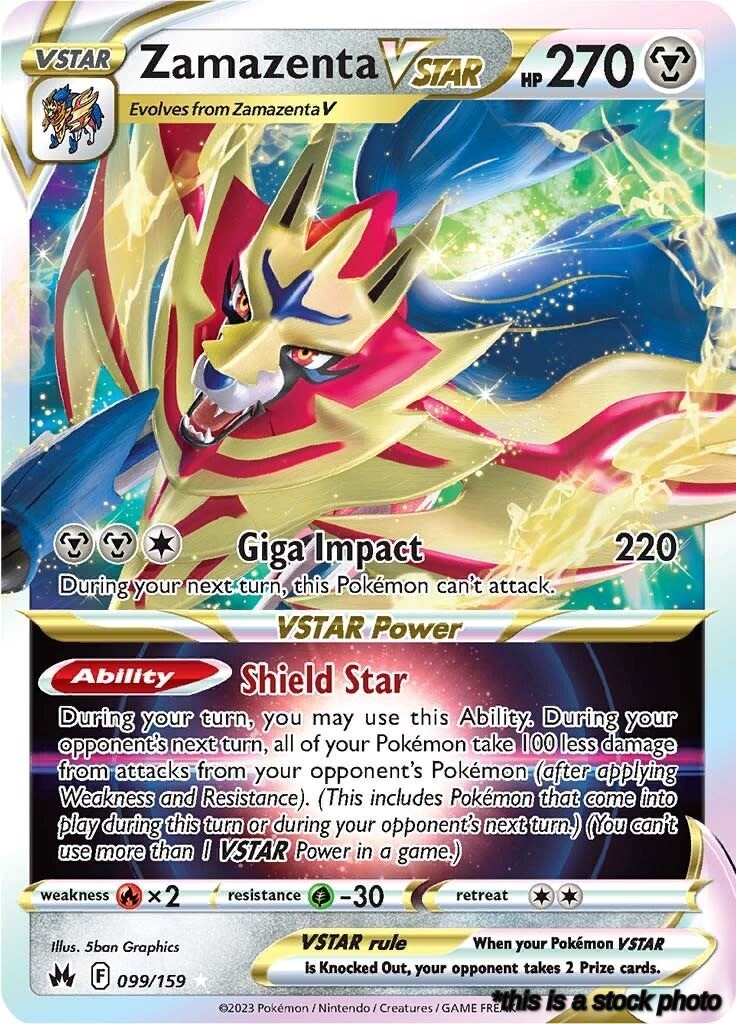 Holofoil Zamazenta VSTAR [099/159 Near Mint ]