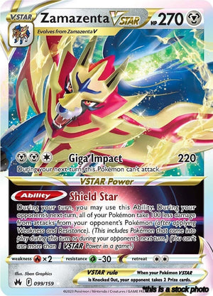 Holofoil Zamazenta VSTAR [099/159 Near Mint ]