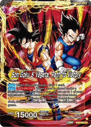 BT20-084 SS Vegito // Son Goku & Vegeta, Path to Victory