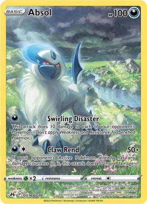 Ultra Rare Absol [GG16/GG70 Near Mint ]