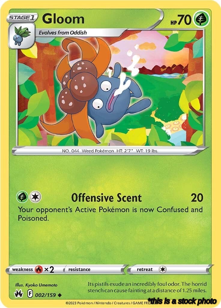 002/159 Gloom Uncommon Reverse Holofoil
