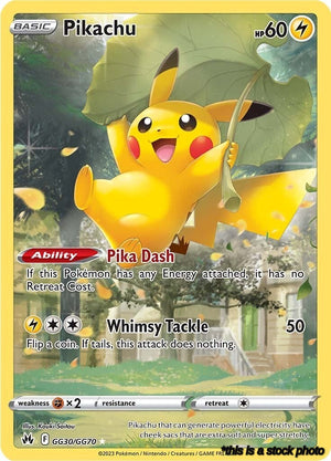 Ultra Rare Pikachu [GG30/GG70 Near Mint ]