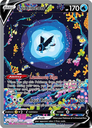 Holofoil Lumineon V [GG39/GG70 Near Mint ]